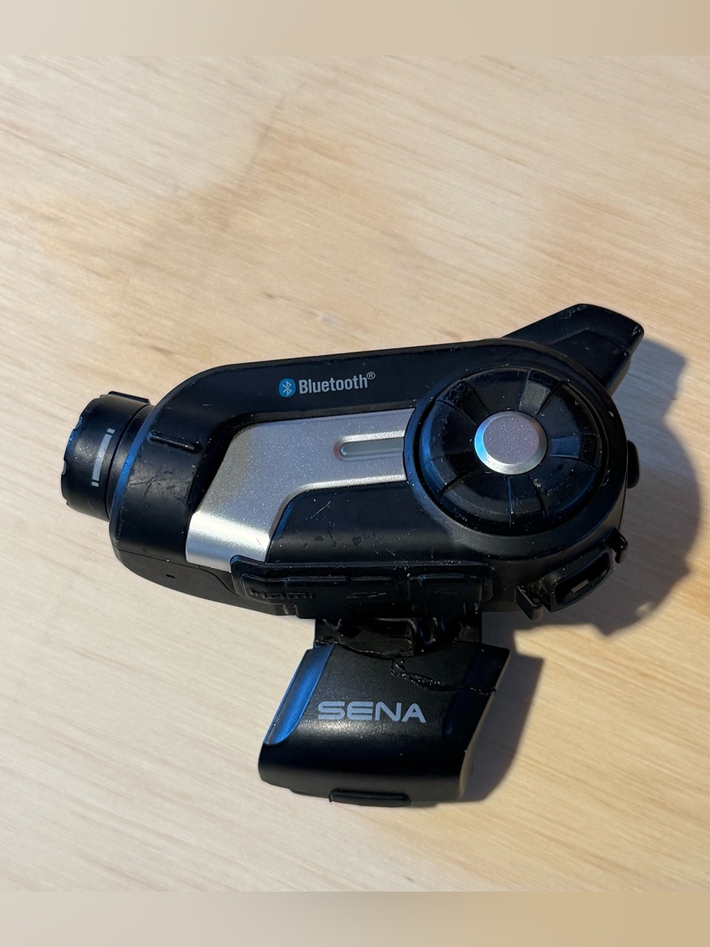 Sena 10C Blk w/Bluetooth Camera w/Clip MODULE ONLY “UNTESTED” No Charg Read Info